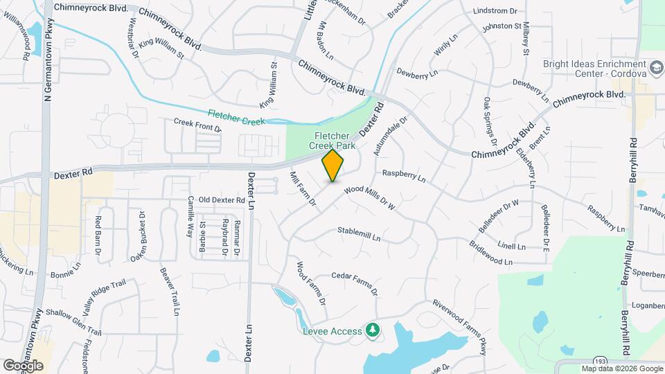 8633 Meadow Green Dr Map and Location Details