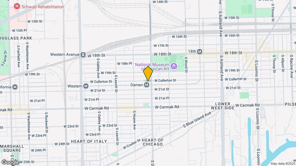 2011 W Cullerton St Map and Location Details