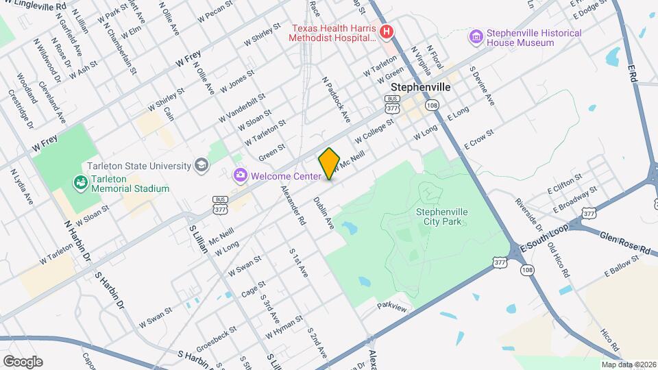 378 S Baxter Ave Map and Location Details