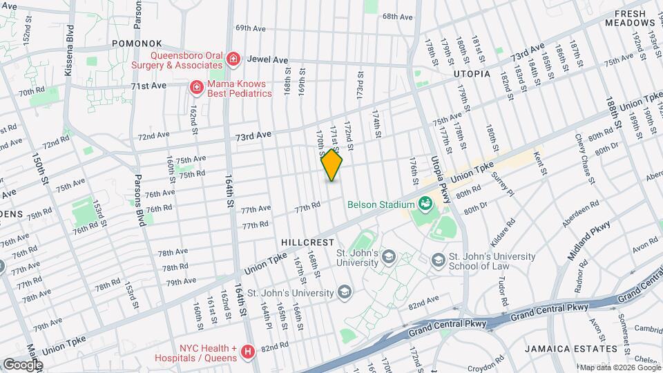 76-27 170th St Map and Location Details