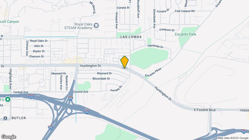 2632 Huntington Dr Map and Location Details