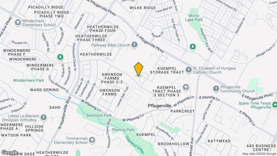 17102 Crane Fly Dr, Unit A Map and Location Details