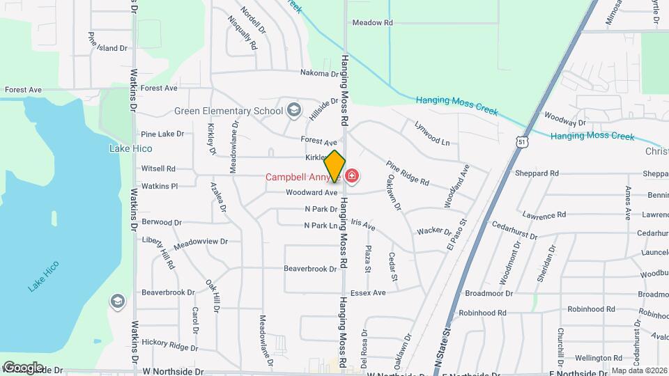 512 Woodward Ave Map and Location Details