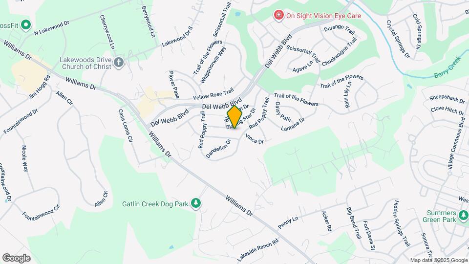 117 Blazing Star Dr Map and Location Details