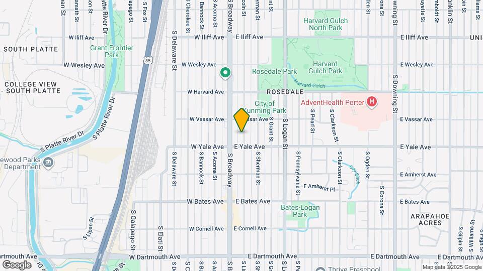 2657 S Lincoln St Map and Location Details