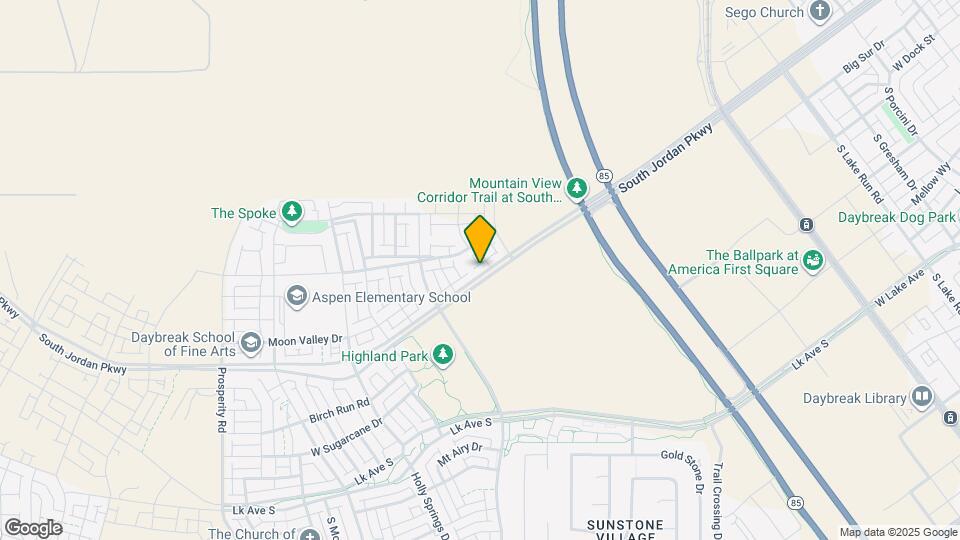 6018 W South Jordan Pky Map and Location Details