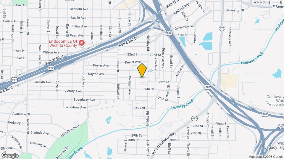 1509 Blonde St Map and Location Details