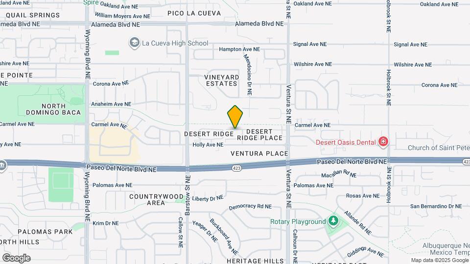 8736 Desert Fox Way NE Map and Location Details