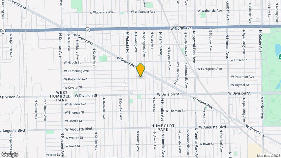 3917 W Potomac Ave Map and Location Details