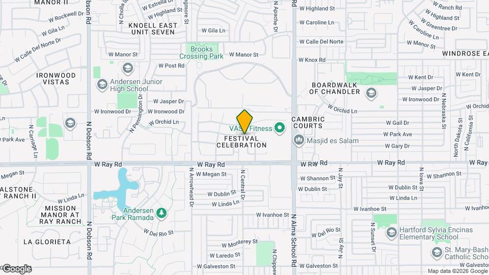 1271 W Gail Dr Map and Location Details