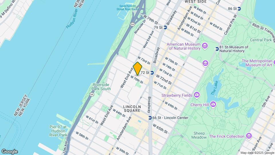 243 W 70th St Map and Location Details