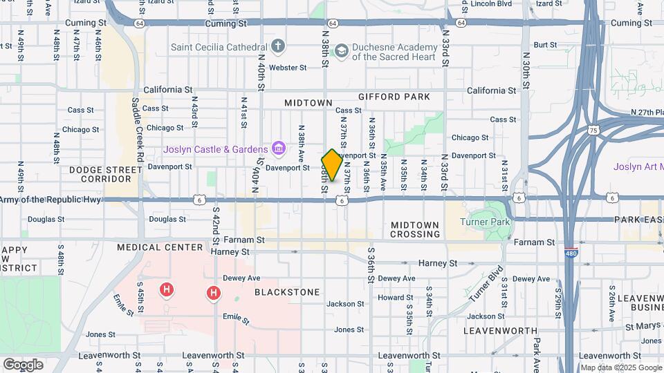 119 N 38th St Map and Location Details
