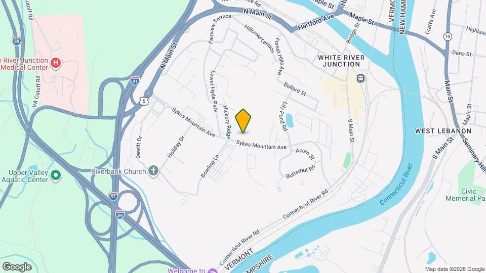 444 Sykes Mountain Ave Map and Location Details