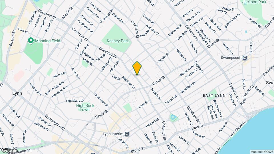 233 Chestnut St Map and Location Details