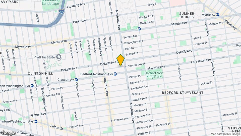 70 Kosciuszko St Map and Location Details