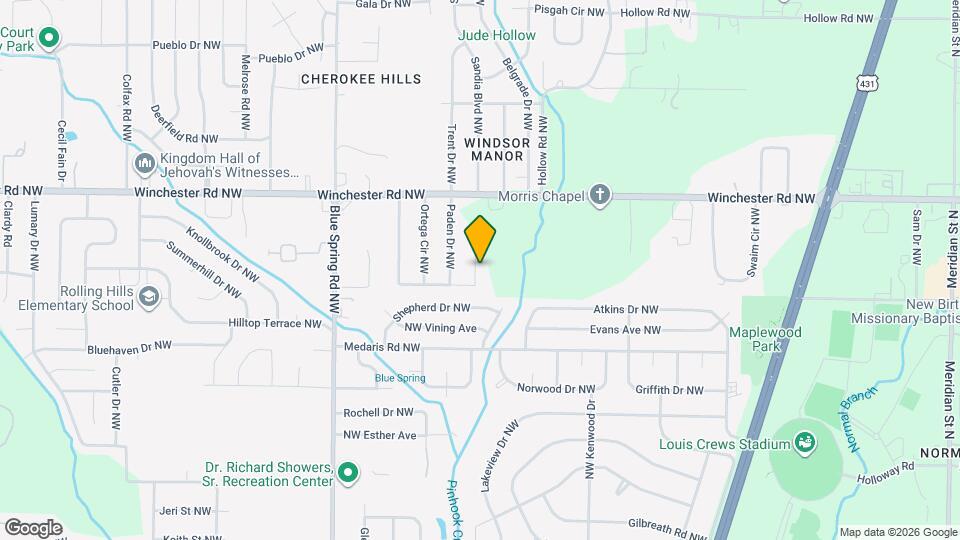 2418 Larkwood Cir NW Map and Location Details