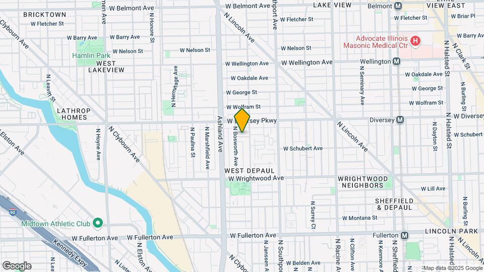 2720-2730 N Greenview Ave Map and Location Details