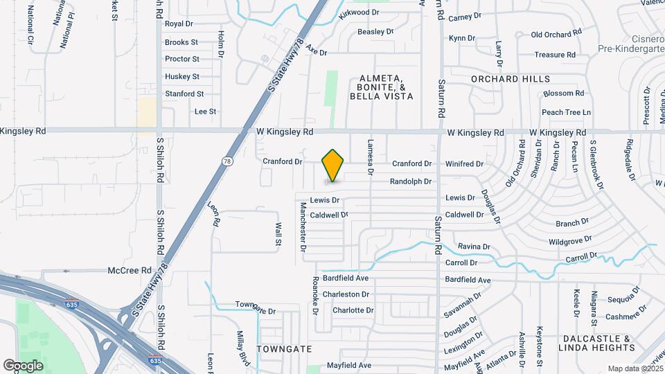 1826 Randolph Dr Map and Location Details