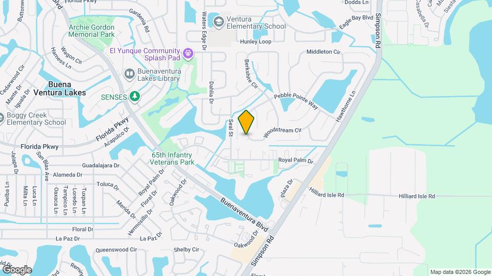 2741 Woodstream Cir Map and Location Details