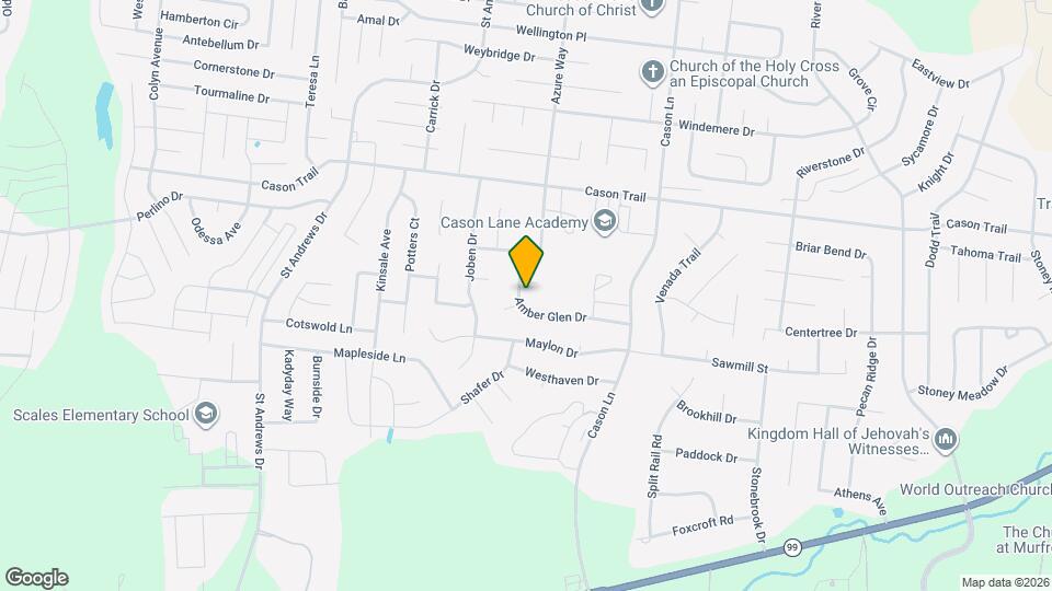 2420 Amber Glen Dr Map and Location Details