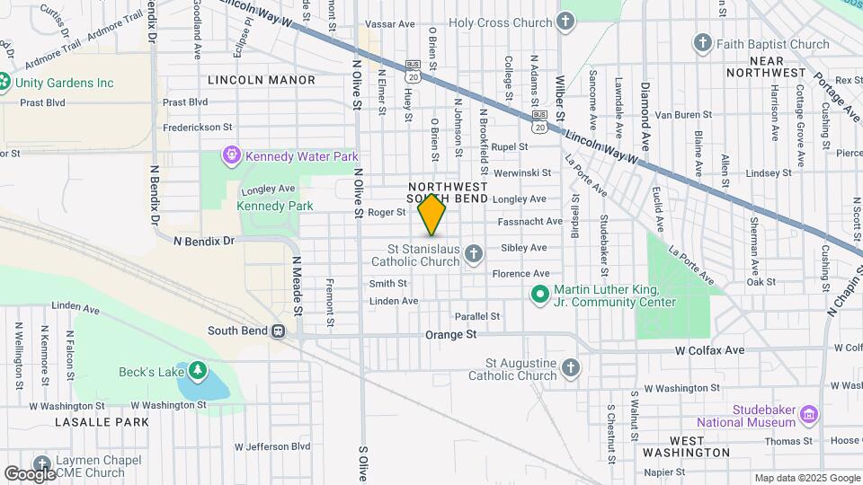 2106 Bertrand St Map and Location Details