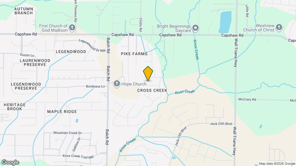 410 Creekwater Cir Map and Location Details