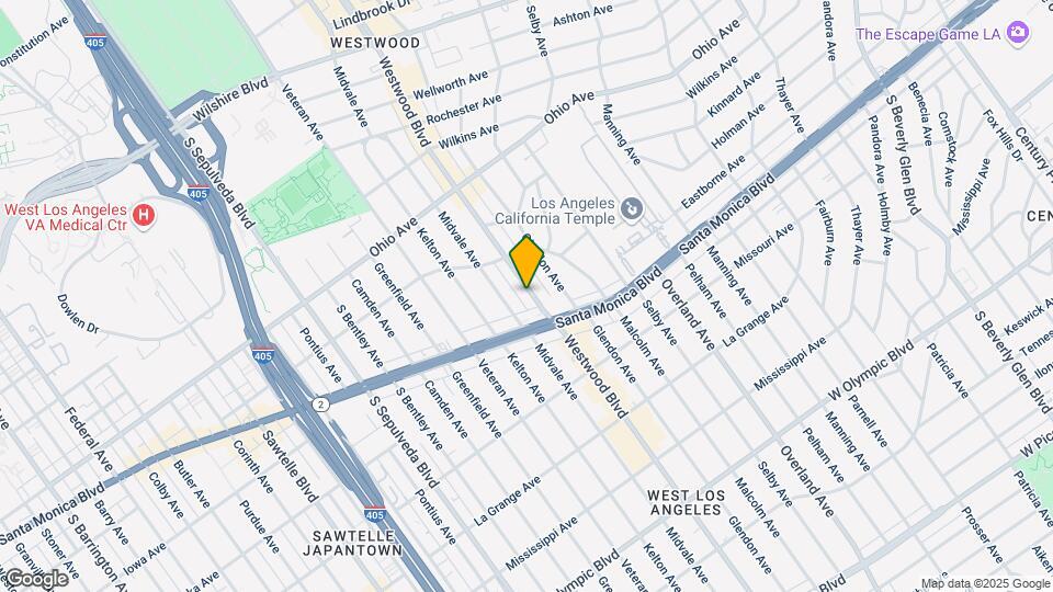1765 S Westwood Blvd Map and Location Details