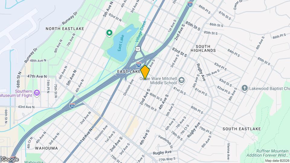 8025 1st Ave S Map and Location Details