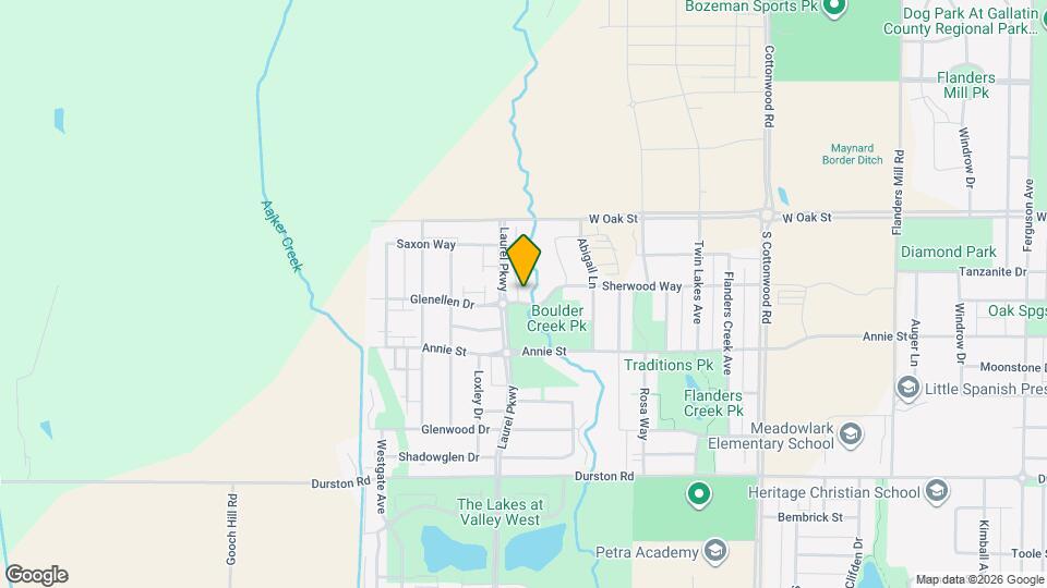 1020 Baxter Creek Way Map and Location Details