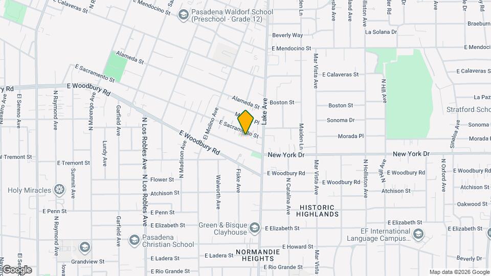 848 E Sacramento St, Unit 848 Mapa y Detalles de la Ubicación