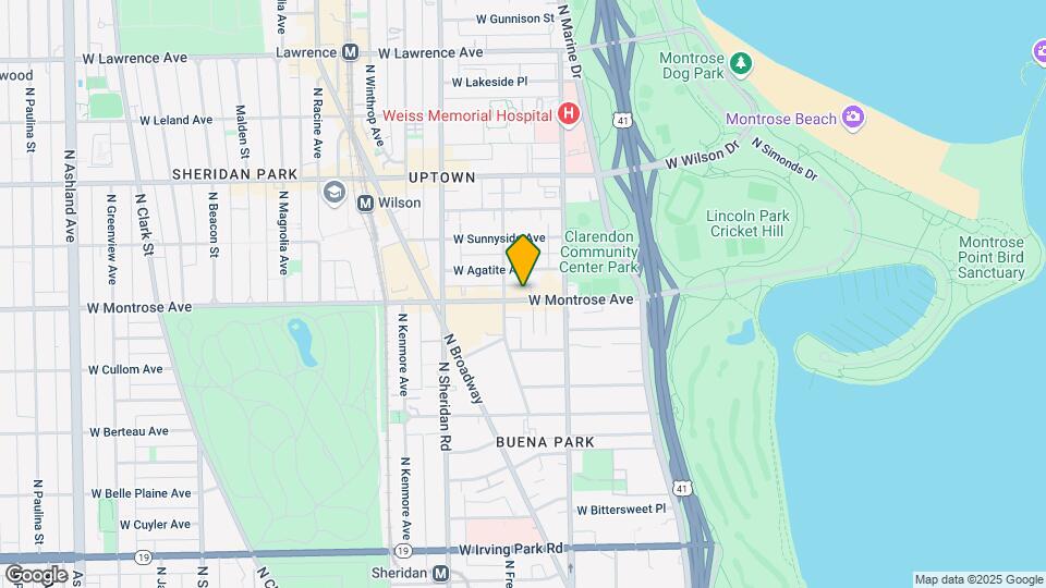 840 W Montrose Ave Mapa y Detalles de la Ubicación