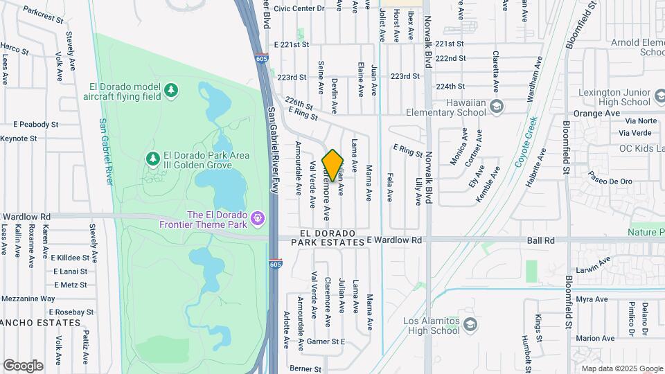 3470 Claremore Ave Map and Location Details