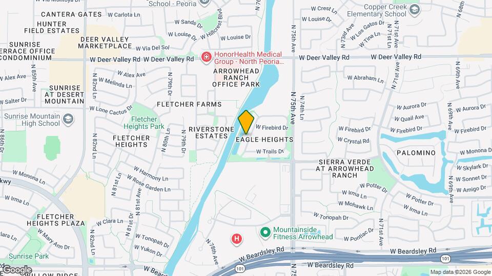 21080 N 76th Ave Map and Location Details