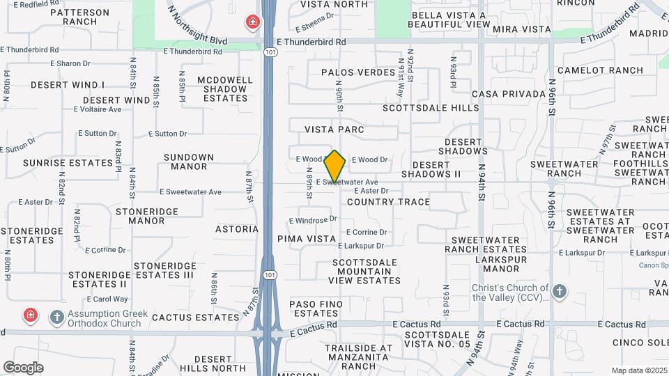 8994 E Aster Dr Map and Location Details