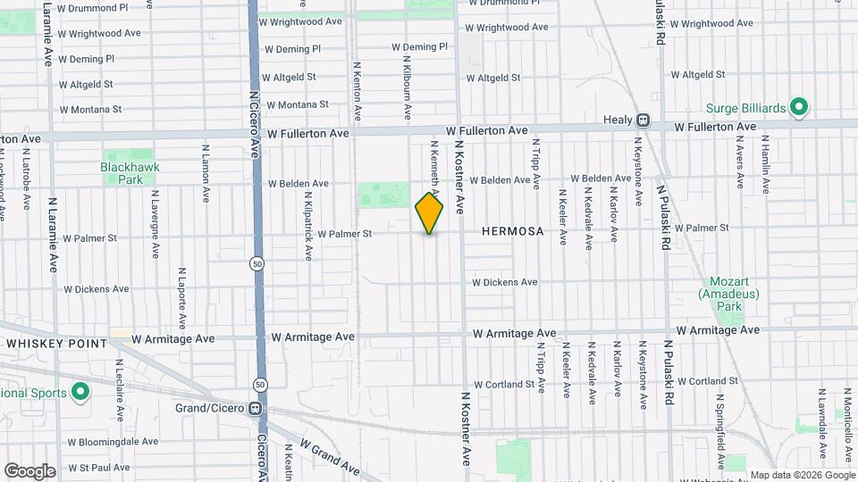 2150 N Kenneth Ave, Unit Garden Map and Location Details