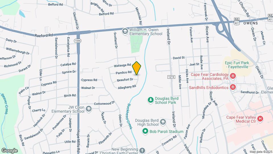 551 Alleghany Rd Map and Location Details