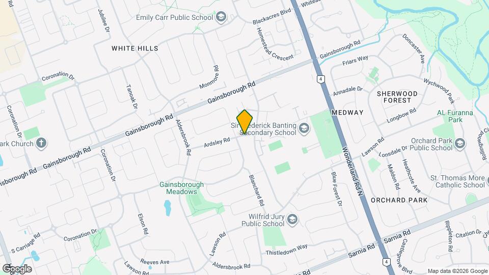 7 Ardsley Rd Map and Location Details