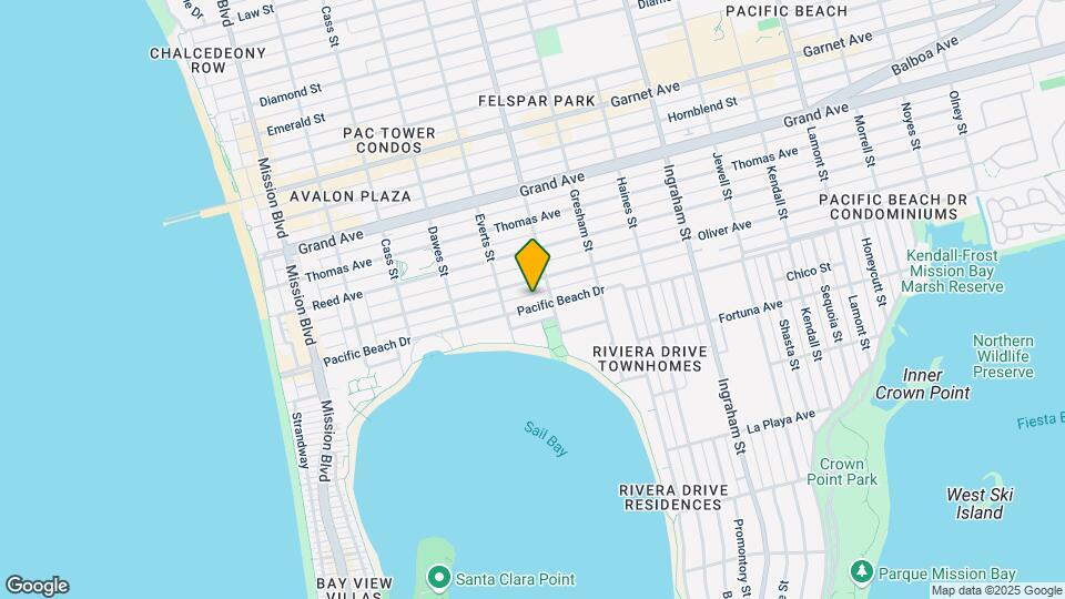 Pacific Beach Drive Apartments Mapa y Detalles de la Ubicación