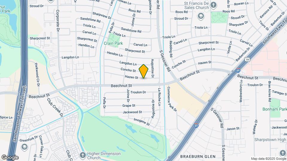 8819 Hazen St Map and Location Details