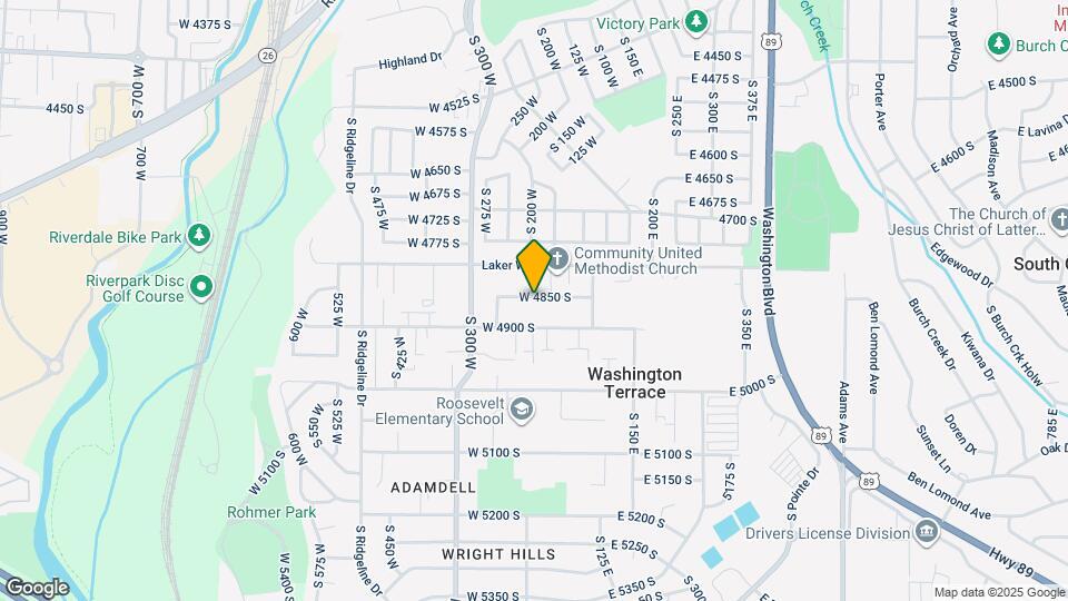 211 W 4850 S Map and Location Details