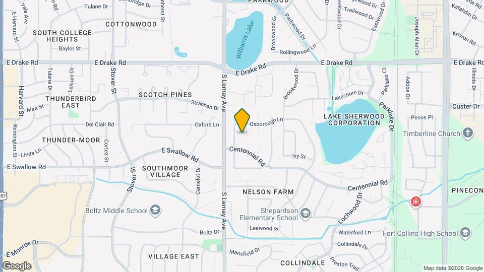 2919 Middlesborough Ct Map and Location Details