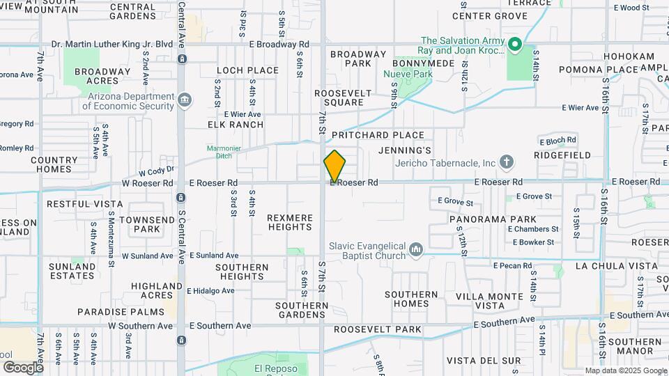Roeser Apartments Mapa y Detalles de la Ubicación