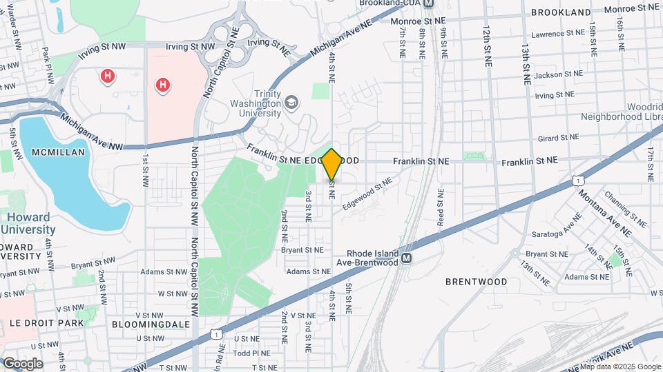 401 Evarts St NE Map and Location Details