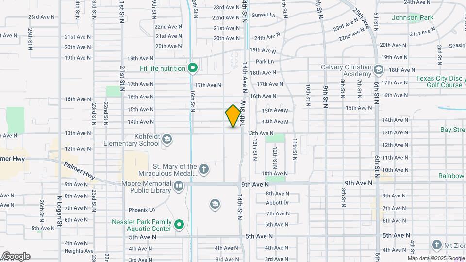 1418 13th Ave N Map and Location Details