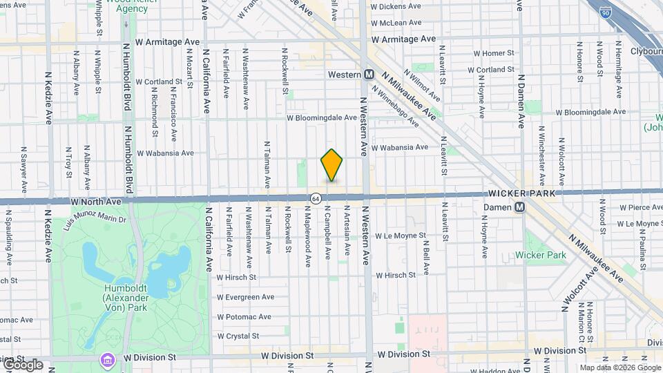 1615 N Campbell Ave Map and Location Details