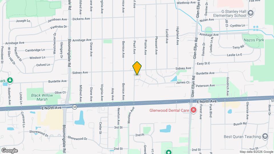 1277 Pearl Ave, Unit 1277 Pearl Ln Unit D Mapa y Detalles de la Ubicación