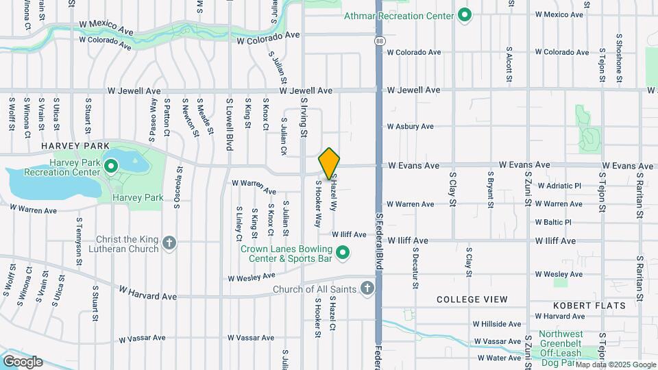 2125 S Hazel Wy Map and Location Details