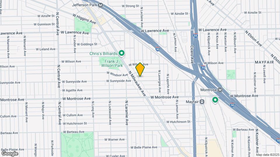 5108 W Sunnyside Ave Map and Location Details