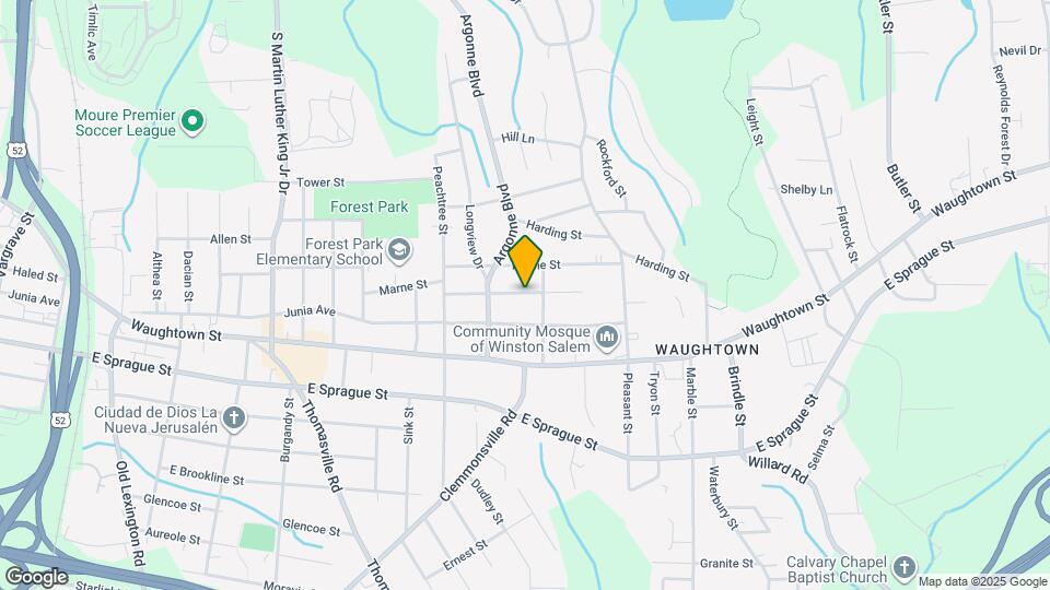 1314 Verdun St Map and Location Details