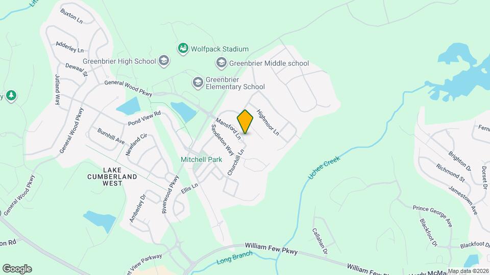 1021 Mansford Ln Map and Location Details